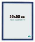 Photo Frame 55x65cm Dark Blue Swept MDF Bologna Front Size | Yourdecoration.com