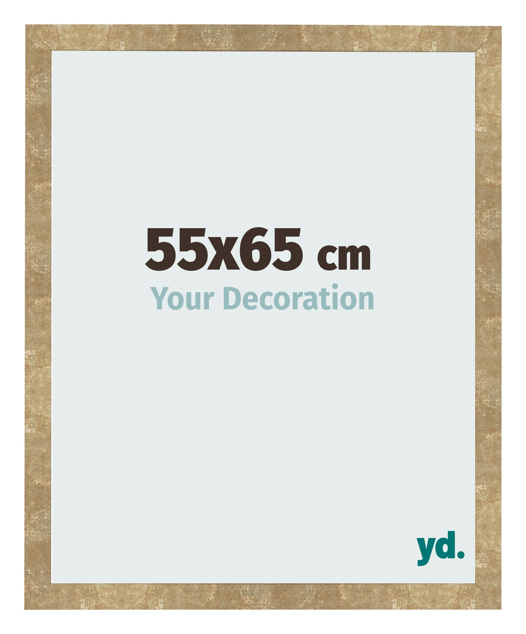 Photo Frame 55x65cm Gold Antique MDF Bologna Front Size | Yourdecoration.com