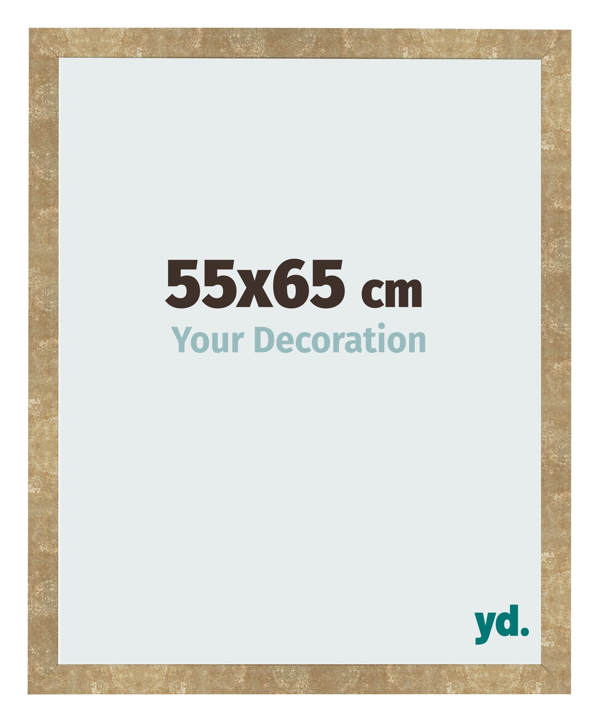 Photo Frame 55x65cm Gold Antique MDF Bologna Front Size | Yourdecoration.com