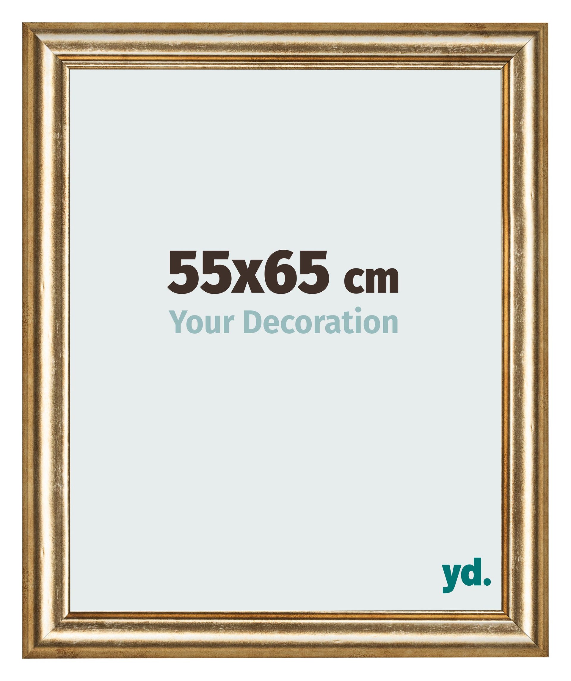Photo Frame 55x65cm Gold Antique MDF Lazio Front Size | Yourdecoration.com