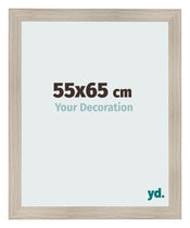 Photo Frame 55x65cm Oak Rustic MDF Pisa Front Size | Yourdecoration.com