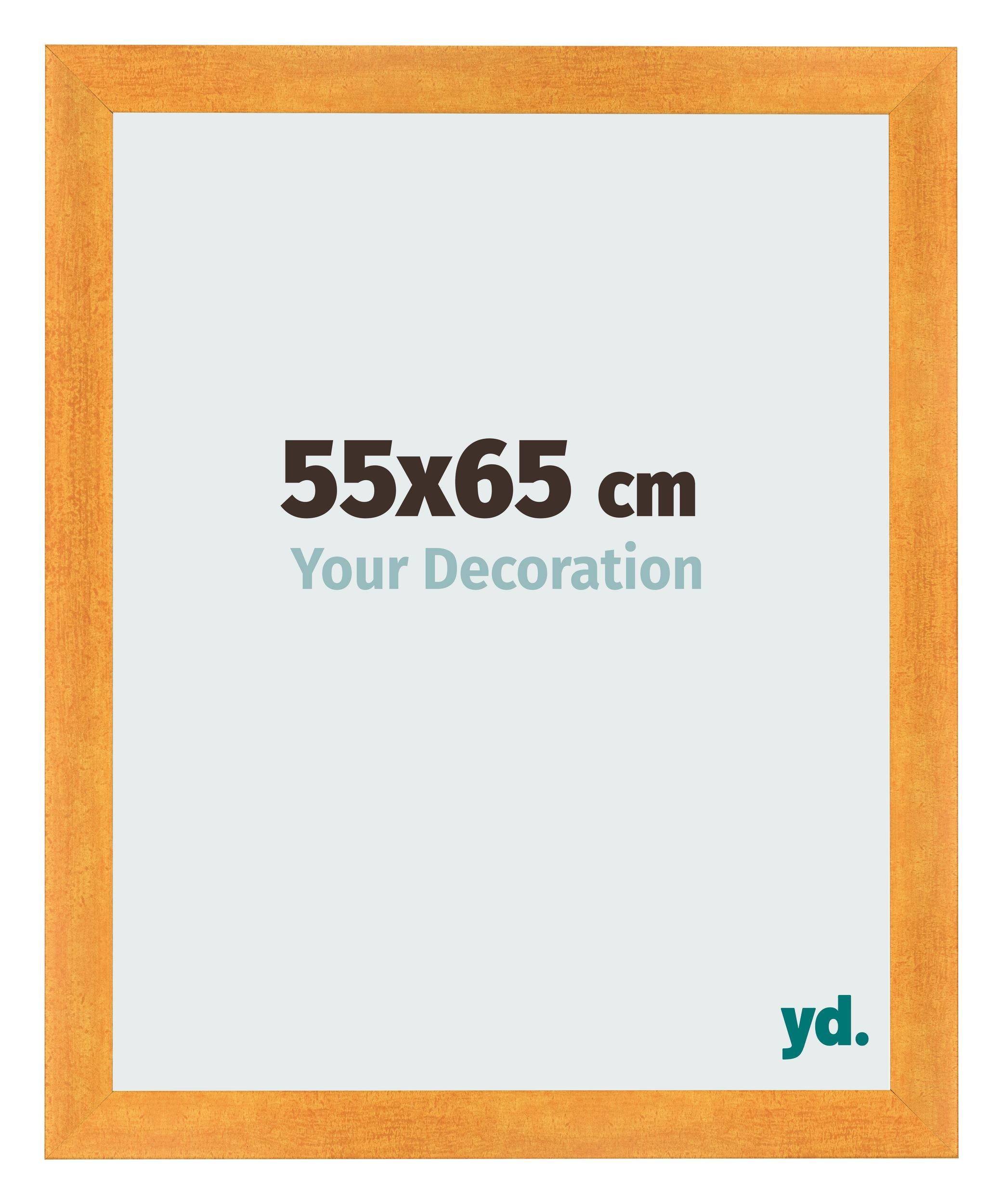 Photo Frame 55x65cm Orange MDF Pisa Front Size | Yourdecoration.com