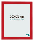 Photo Frame 55x65cm Red MDF Pisa Front Size | Yourdecoration.com