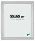 Photo Frame 55x65cm Silver Matte MDF Lazio Front Size | Yourdecoration.com