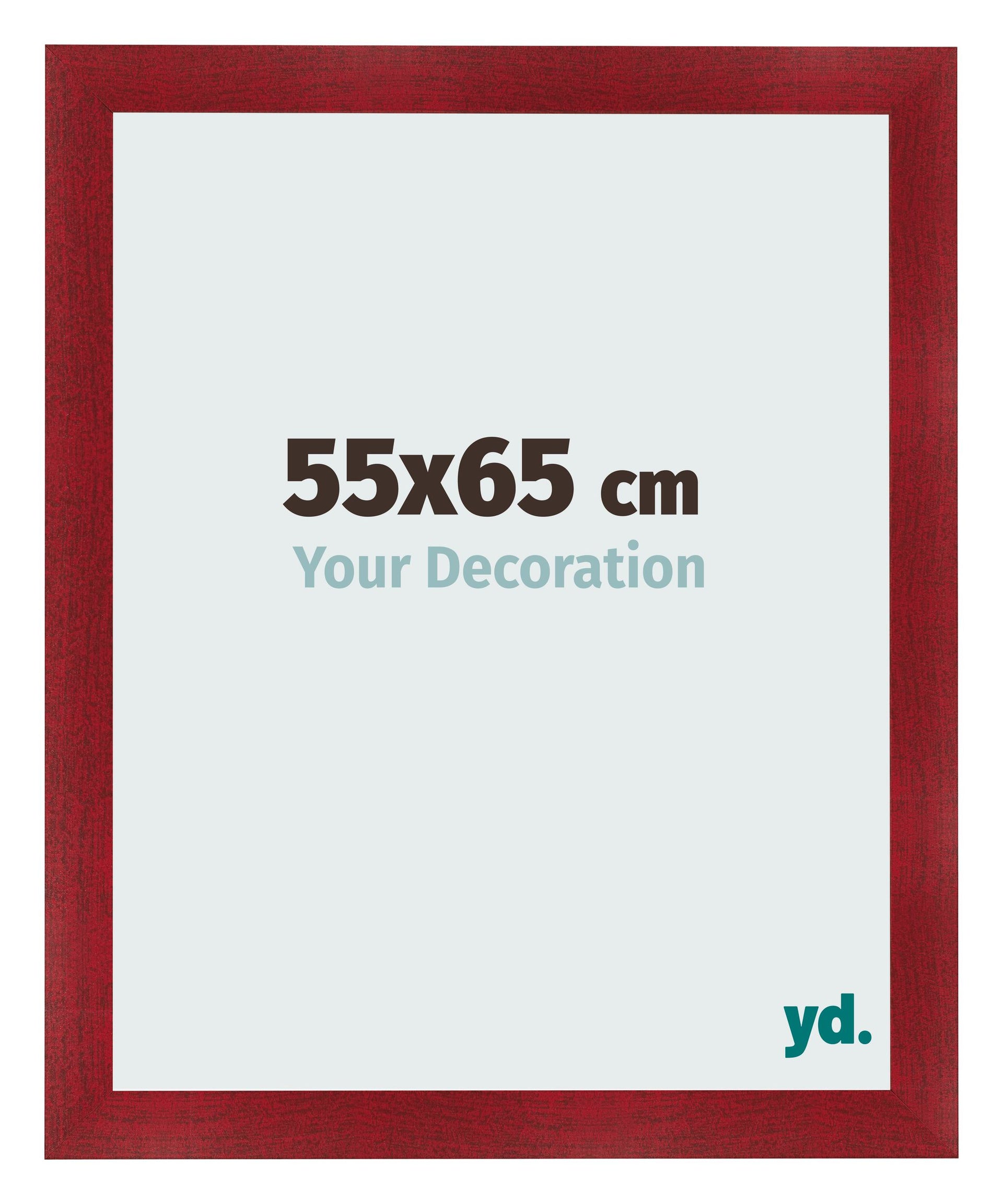 Photo Frame 55x65cm Wine Red Swept MDF Pisa Front Size | Yourdecoration.com