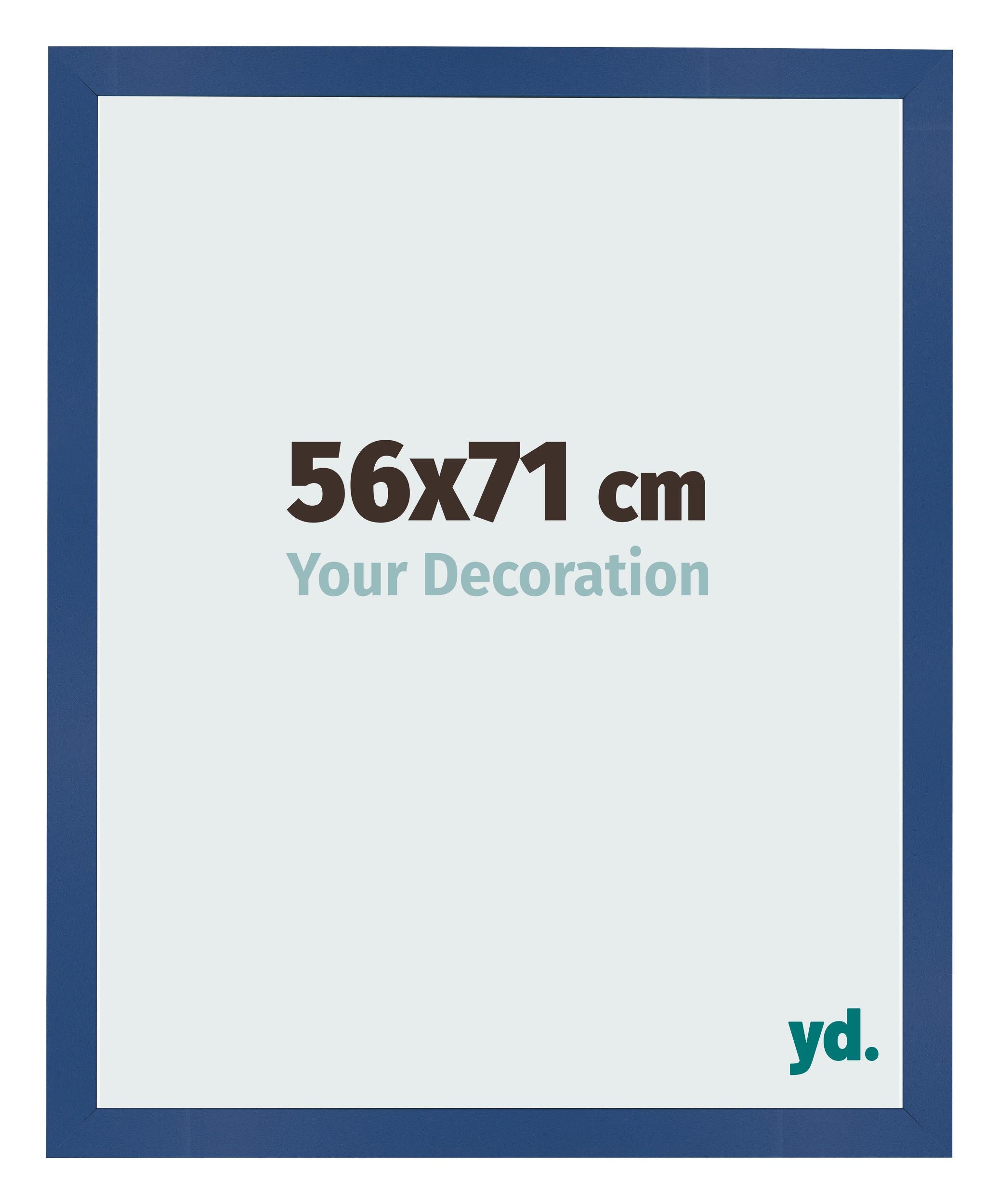 Photo Frame 56x71 cm Dark Blue MDF Bologna Front Size | Yourdecoration.com