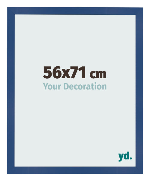 Photo Frame 56x71 cm Dark Blue MDF Bologna Front Size | Yourdecoration.com