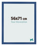Photo Frame 56x71 cm Dark Blue MDF Bologna Front Size | Yourdecoration.com