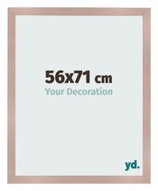 Photo Frame 56x71 cm Dusty Pink MDF Bologna Front Size | Yourdecoration.com
