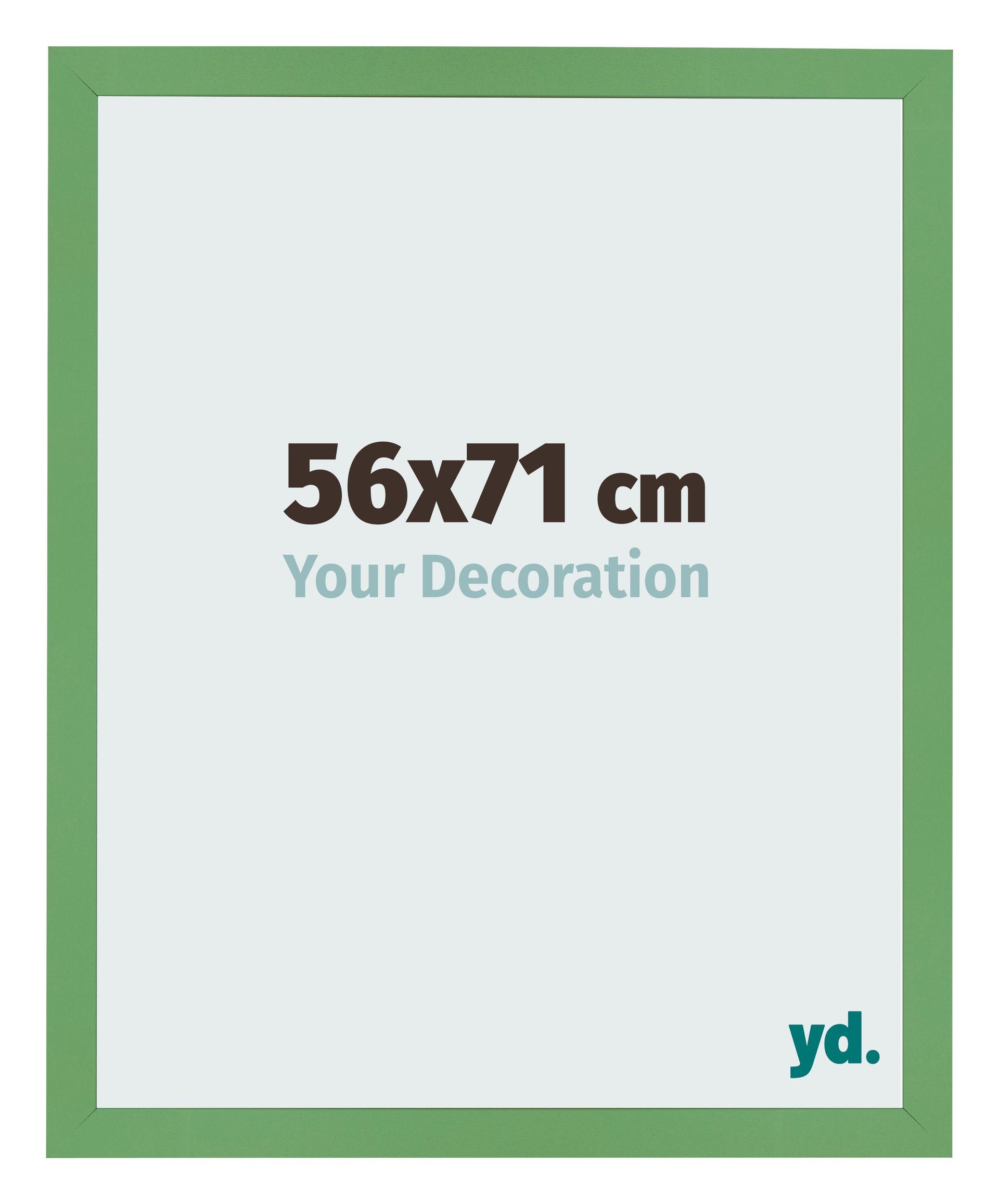 Photo Frame 56x71 cm Green MDF Bologna Front Size | Yourdecoration.com