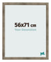 Photo Frame 56x71 cm Metal Vintage MDF Bologna Front Size | Yourdecoration.com