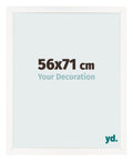 Photo Frame 56x71 cm White High Gloss MDF Bologna Front Size | Yourdecoration.com
