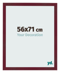 Photo Frame 56x71 cm Wine Red Swept MDF Bologna Front Size | Yourdecoration.com