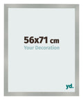 Photo Frame 56x71cm Aluminum Brushed MDF Bologna Front Size | Yourdecoration.com