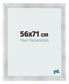 Photo Frame 56x71cm Aluminum Brushed MDF Pisa Front Size | Yourdecoration.com