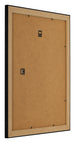 Photo Frame 56x71cm Black Silver Polished MDF Pisa Back Oblique | Yourdecoration.com