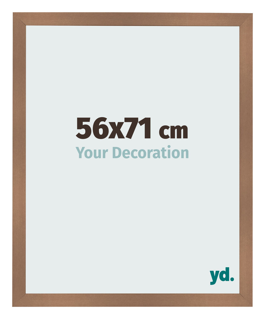 Photo Frame 56x71cm Copper Design MDF Bologna Front Size | Yourdecoration.com