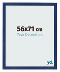 Photo Frame 56x71cm Dark Blue Swept MDF Bologna Front Size | Yourdecoration.com