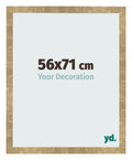 Photo Frame 56x71cm Gold Antique MDF Bologna Front Size | Yourdecoration.com