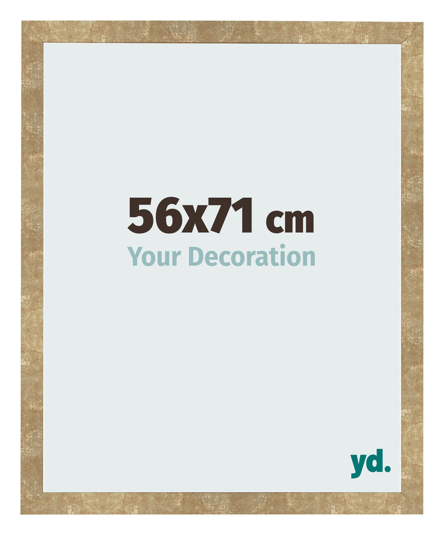 Photo Frame 56x71cm Gold Antique MDF Bologna Front Size | Yourdecoration.com