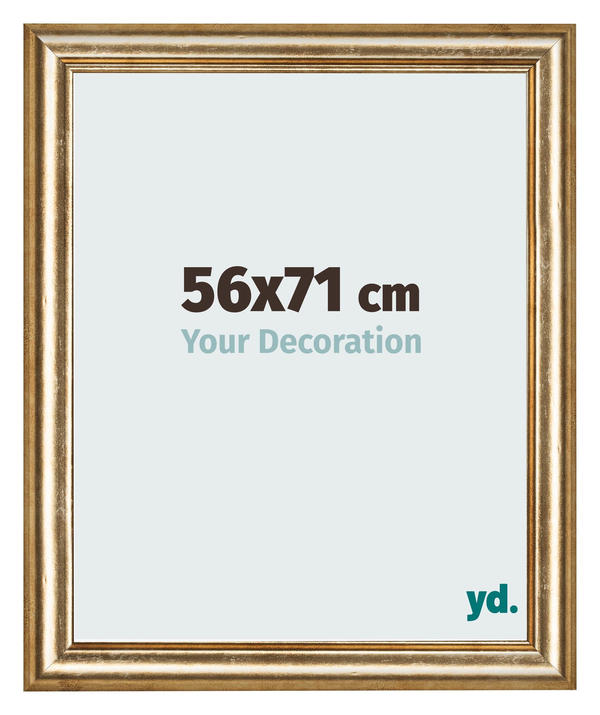 Photo Frame 56x71cm Gold Antique MDF Lazio Front Size | Yourdecoration.com