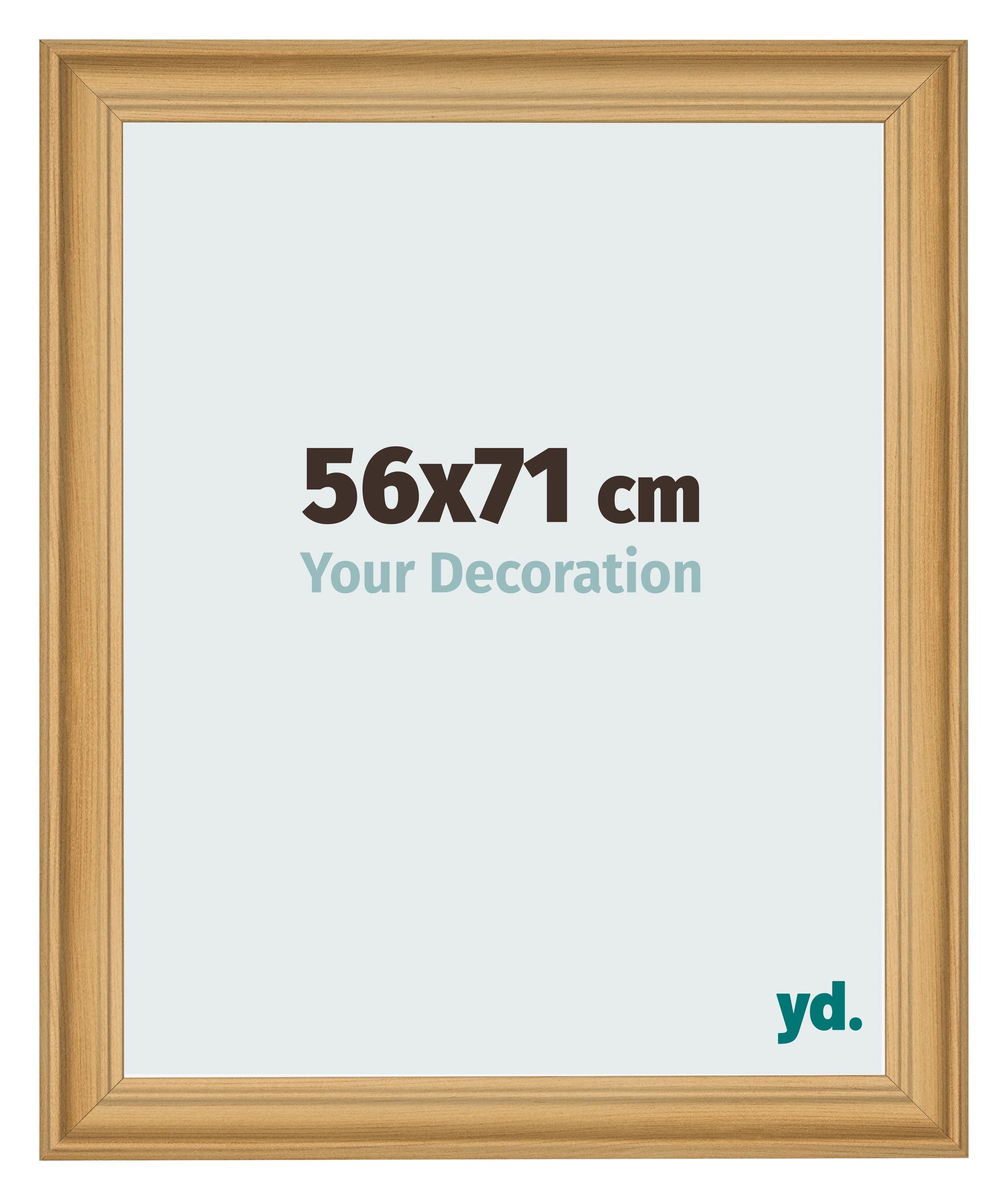 Photo Frame 56x71cm Pine Woodgrain MDF Lazio Front Size | Yourdecoration.com