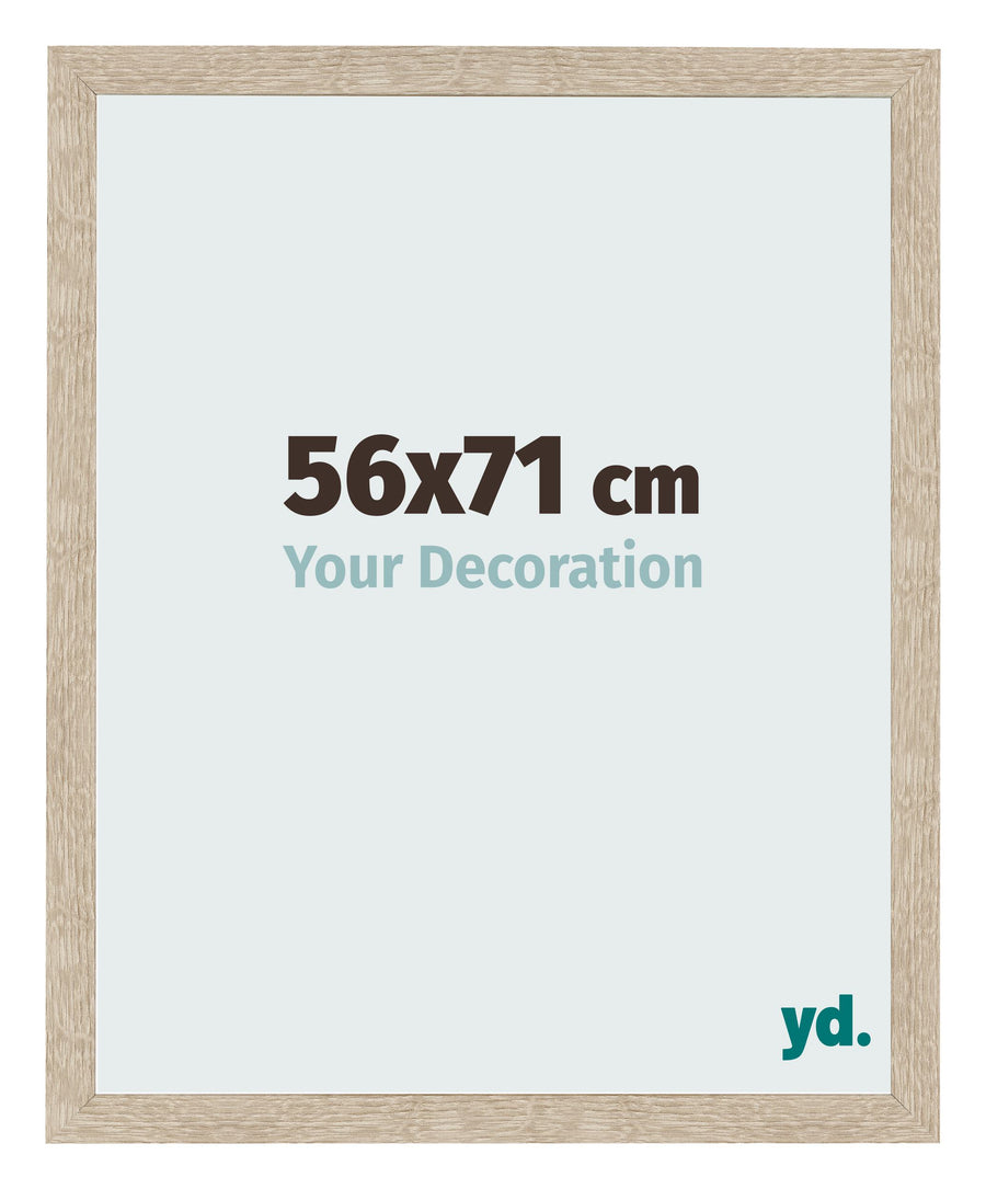 Photo Frame 56x71cm Sonoma Oak MDF Bologna Front Size | Yourdecoration.com