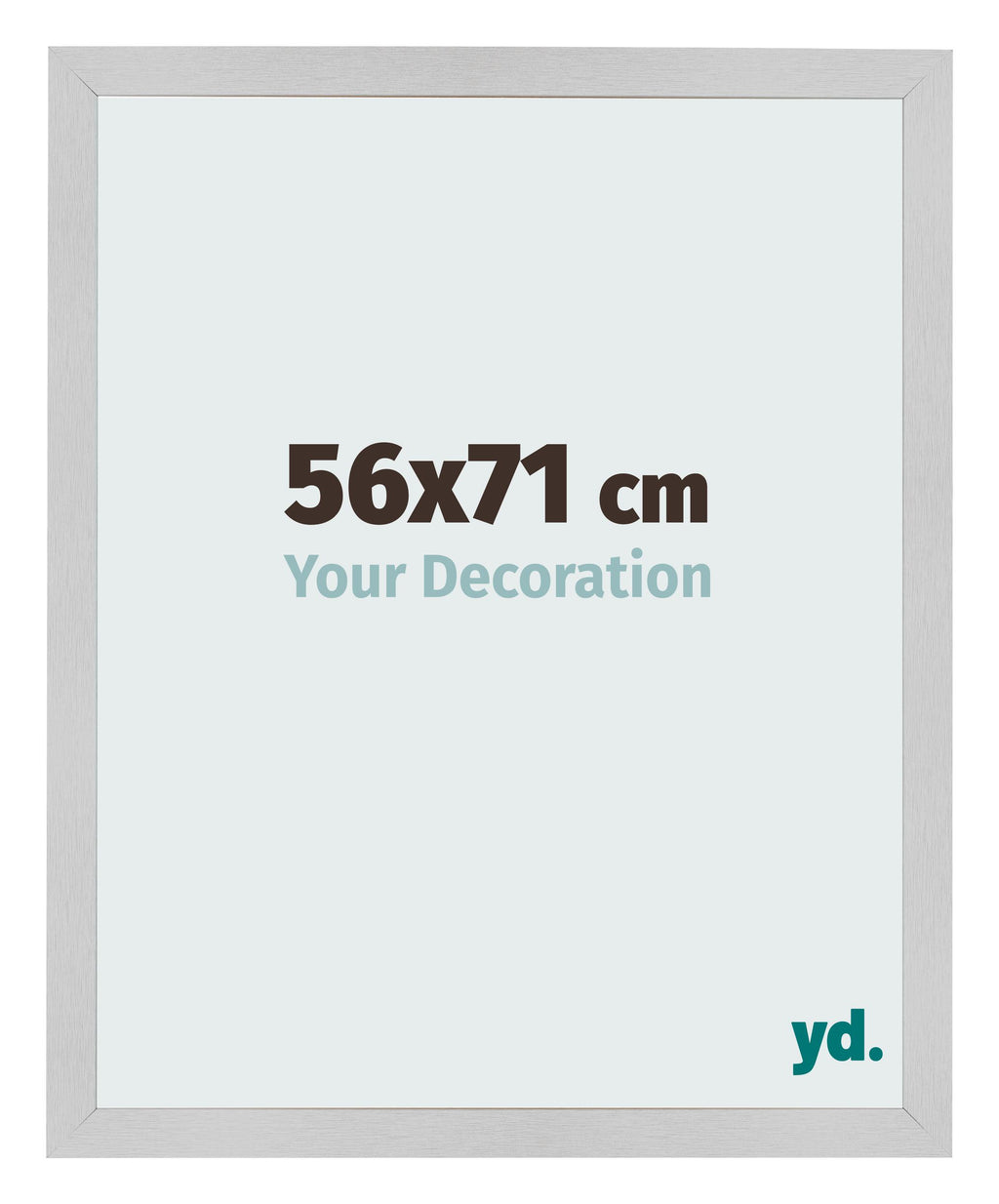 Photo Frame 56x71cm Stainless Steel MDF Bologna Front Size | Yourdecoration.com