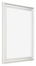 Photo Frame 56x71cm White Swept MDF Lazio Front Oblique | Yourdecoration.com