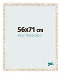 Photo Frame 56x71cm White Vintage MDF Bologna Front Size | Yourdecoration.com