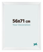 Photo Frame 56x71cm White Vintage MDF Pisa Front Size | Yourdecoration.com