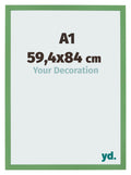 Photo Frame 59 4x84 cm A1 Green MDF Bologna Front Size | Yourdecoration.com