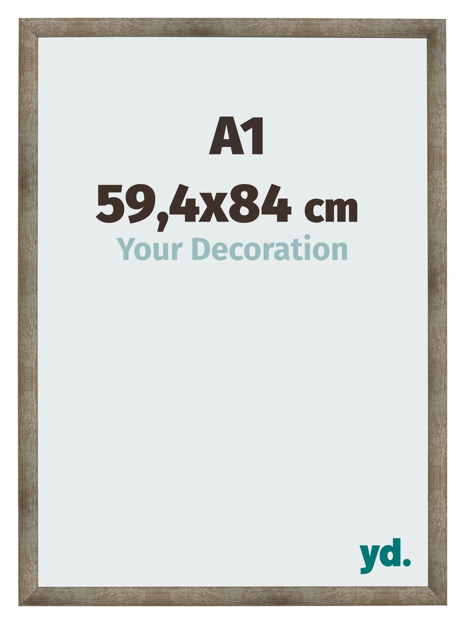 Photo Frame 59 4x84 cm A1 Metal Vintage MDF Bologna Front Size | Yourdecoration.com