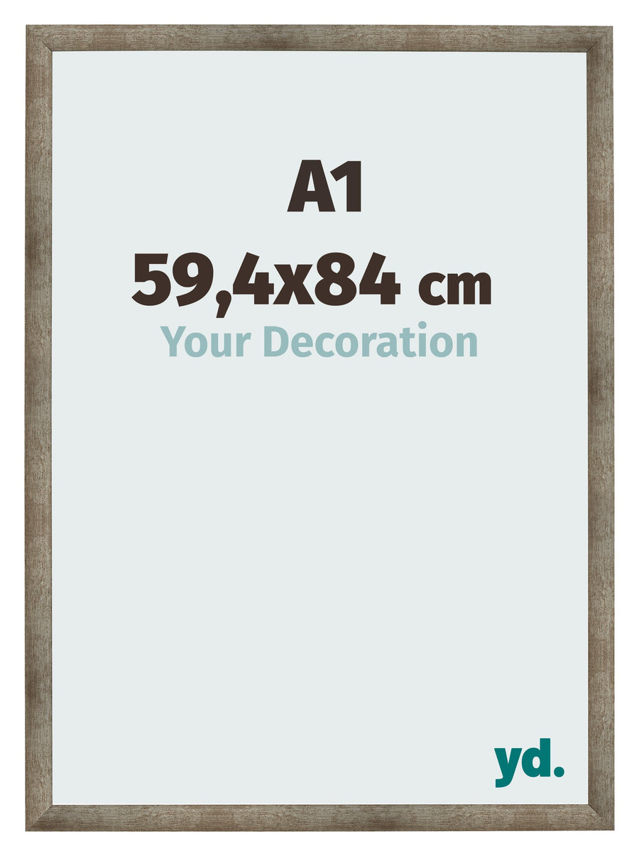 Photo Frame 59 4x84 cm A1 Metal Vintage MDF Bologna Front Size | Yourdecoration.com