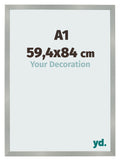 Photo Frame 59 4x84cm A1 Aluminum Brushed MDF Bologna Front Size | Yourdecoration.com