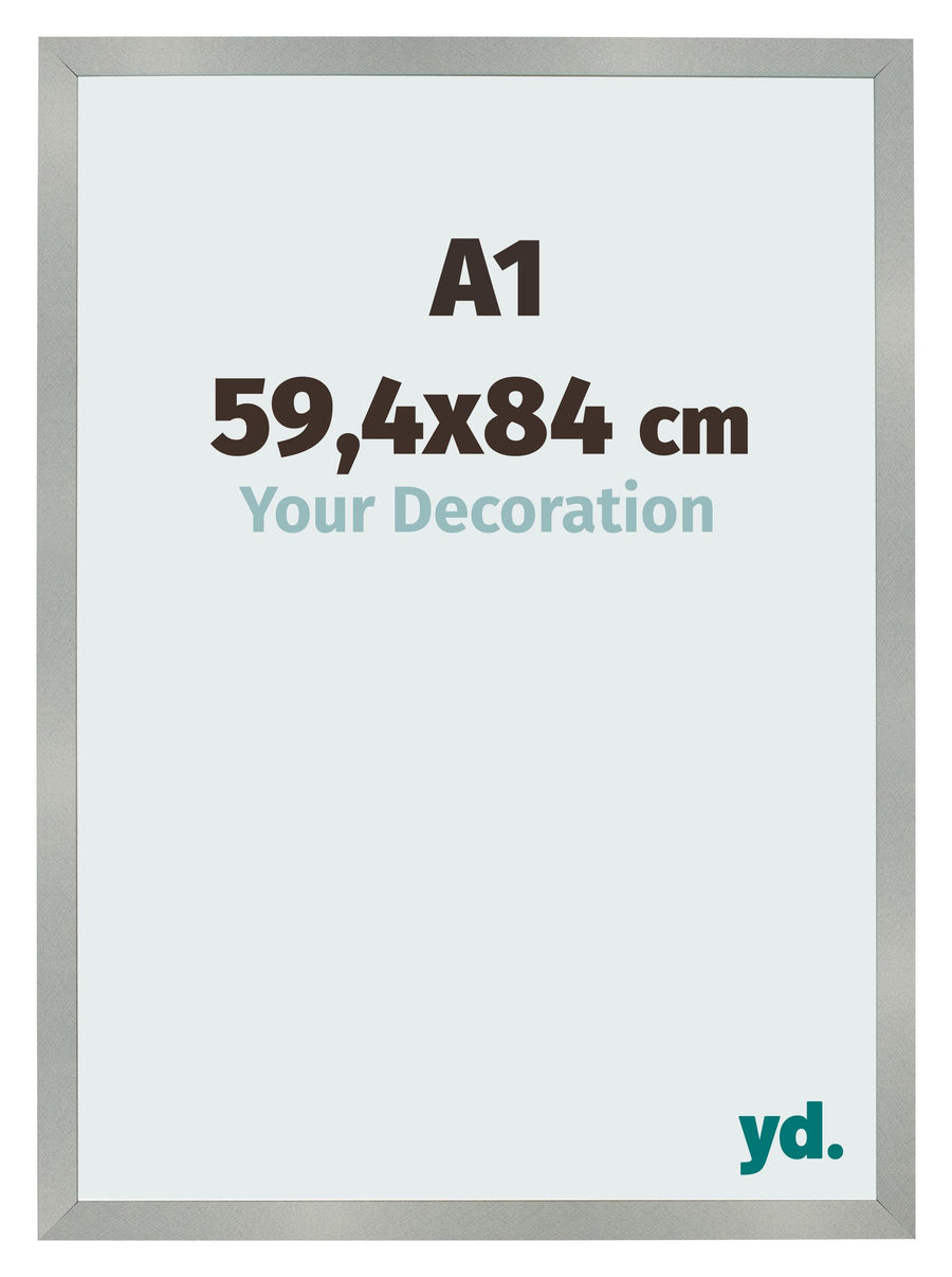 Photo Frame 59 4x84cm A1 Aluminum Brushed MDF Bologna Front Size | Yourdecoration.com