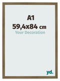 Photo Frame 59 4x84cm A1 Bronze Design MDF Bologna Front Size | Yourdecoration.com