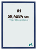 Photo Frame 59 4x84cm A1 Dark Blue Swept MDF Bologna Front Size | Yourdecoration.com