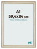 Photo Frame 59 4x84cm A1 Metallic Gloss MDF Lazio Front Size | Yourdecoration.com