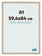 Photo Frame 59 4x84cm A1 Sonoma Oak MDF Bologna Front Size | Yourdecoration.com