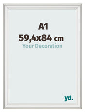 Photo Frame 59 4x84cm A1 White Swept MDF Lazio Front Size | Yourdecoration.com