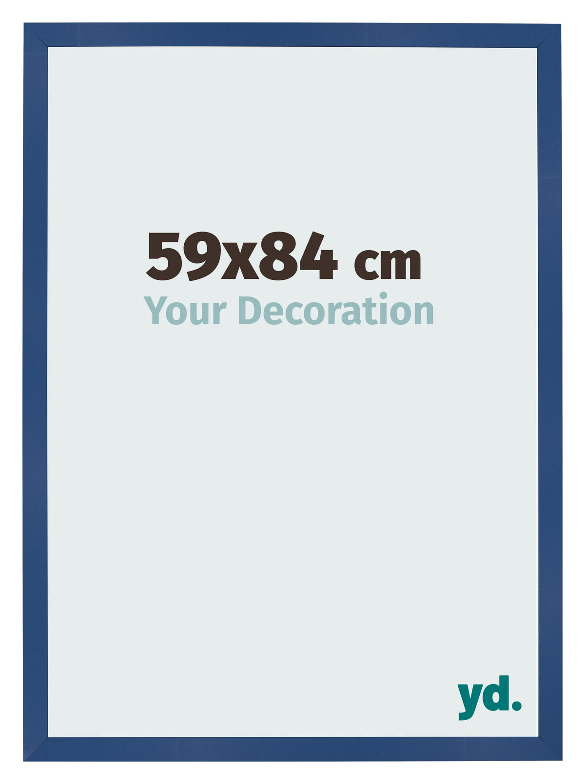 Photo Frame 59x84 cm Dark Blue MDF Bologna Front Size | Yourdecoration.com