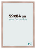 Photo Frame 59x84 cm Dusty Pink MDF Bologna Front Size | Yourdecoration.com