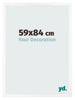 Photo Frame 59x84 cm White Matte MDF Bologna Front Size | Yourdecoration.com