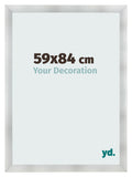 Photo Frame 59x84cm Aluminum Brushed MDF Pisa Front Size | Yourdecoration.com