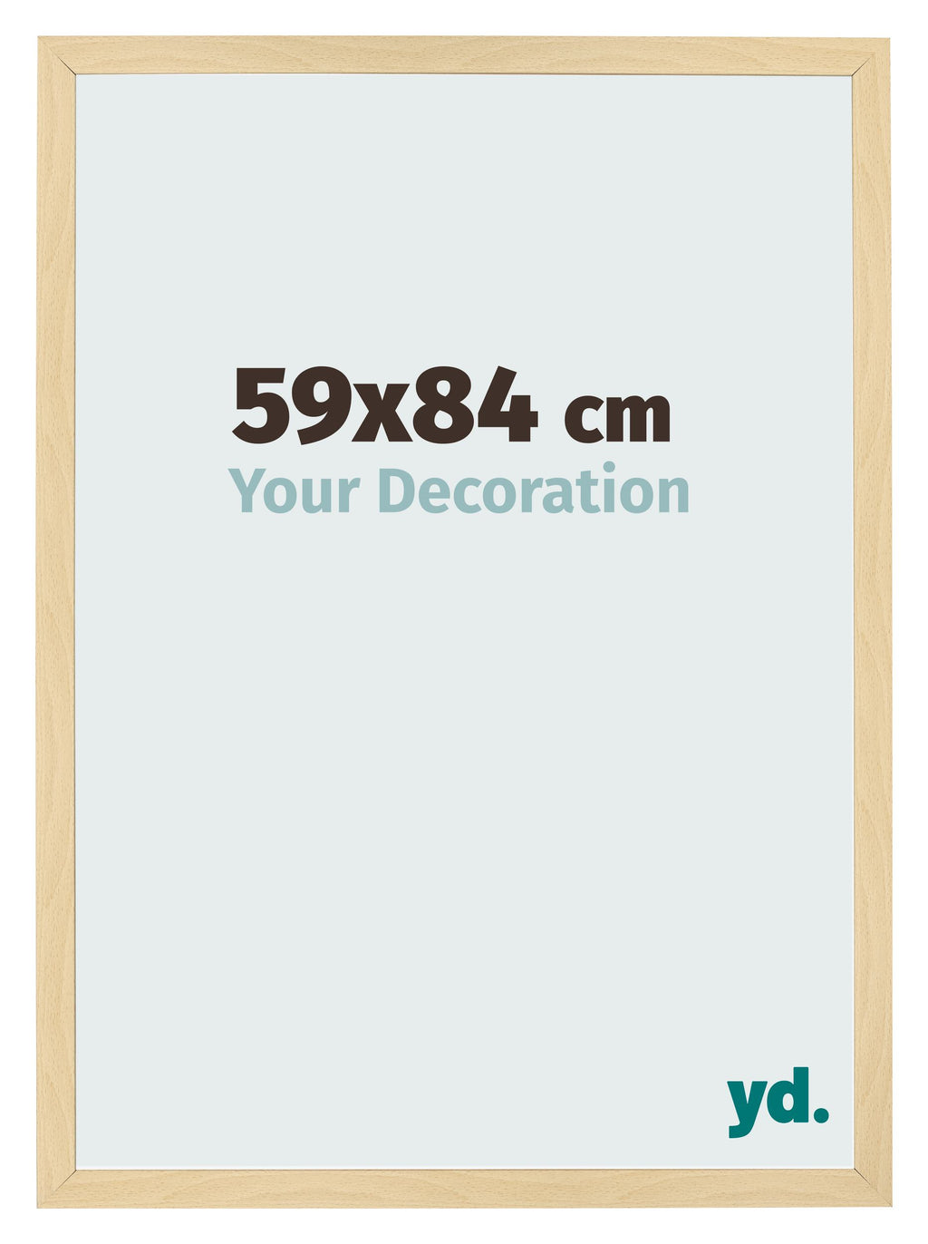 Photo Frame 59x84cm Beech Design MDF Bologna Front Size | Yourdecoration.com