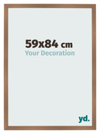 Photo Frame 59x84cm Copper Design MDF Bologna Front Size | Yourdecoration.com