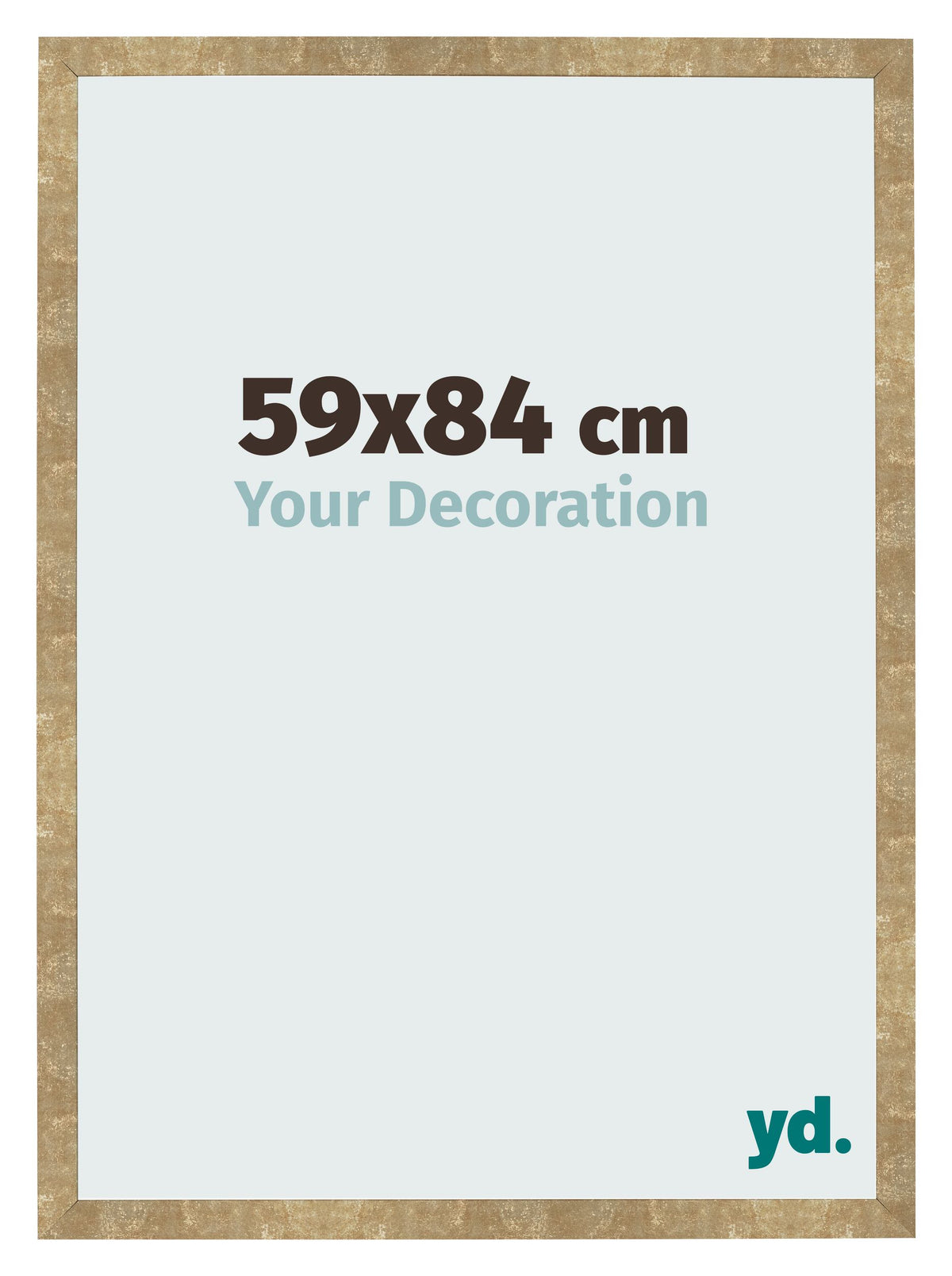 Photo Frame 59x84cm Gold Antique MDF Bologna Front Size | Yourdecoration.com