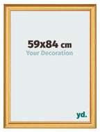 Photo Frame 59x84cm Gold Matte MDF Lazio Front Size | Yourdecoration.com