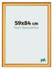 Photo Frame 59x84cm Gold Matte MDF Lazio Front Size | Yourdecoration.com